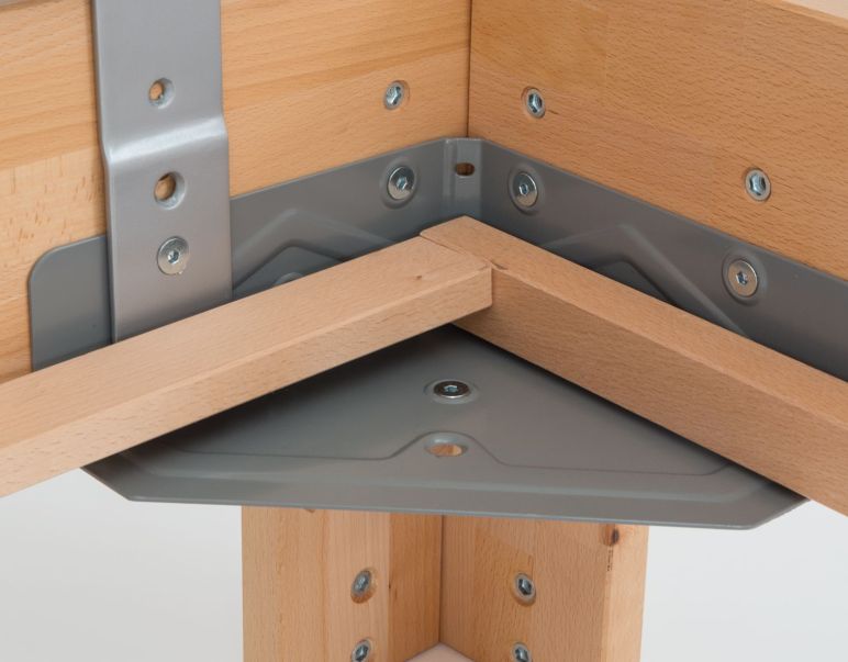 (L473) Vlexbasis Unterrahmen für Betten mit Eckwinkeln, 90x200cm