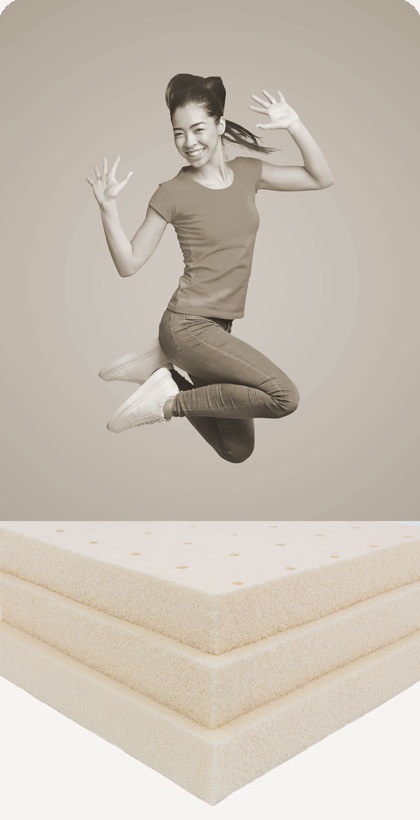 mittel bis weiche natur-matratze